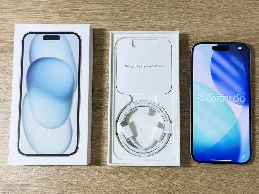 【美品/期間限定】iPhone 15 無印 256GB ブルー SIMフリー本体