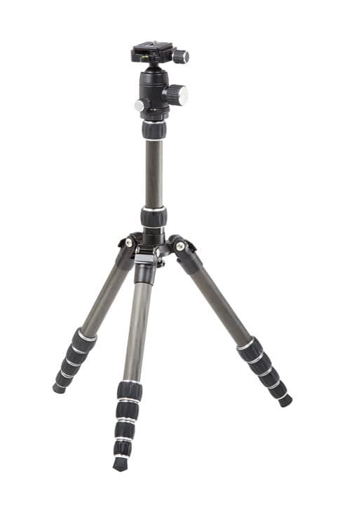 Amazonベーシック カメラ三脚 130cm 5段 自由雲台 カーボン