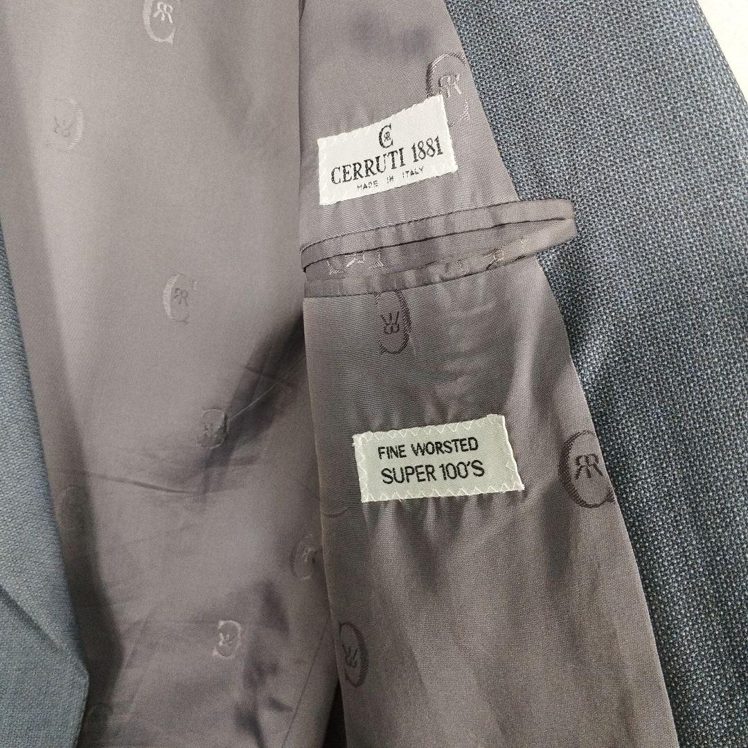 ​美品 チェルッティ 1881 ダブル セットアップ スーツ LL 希少 グレー