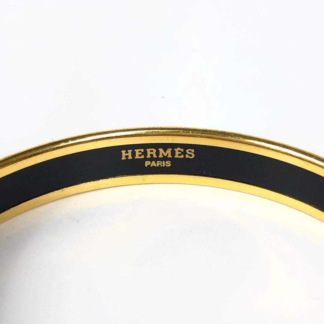 ★7F374 エルメス ブレスレット バングル エマイユPM