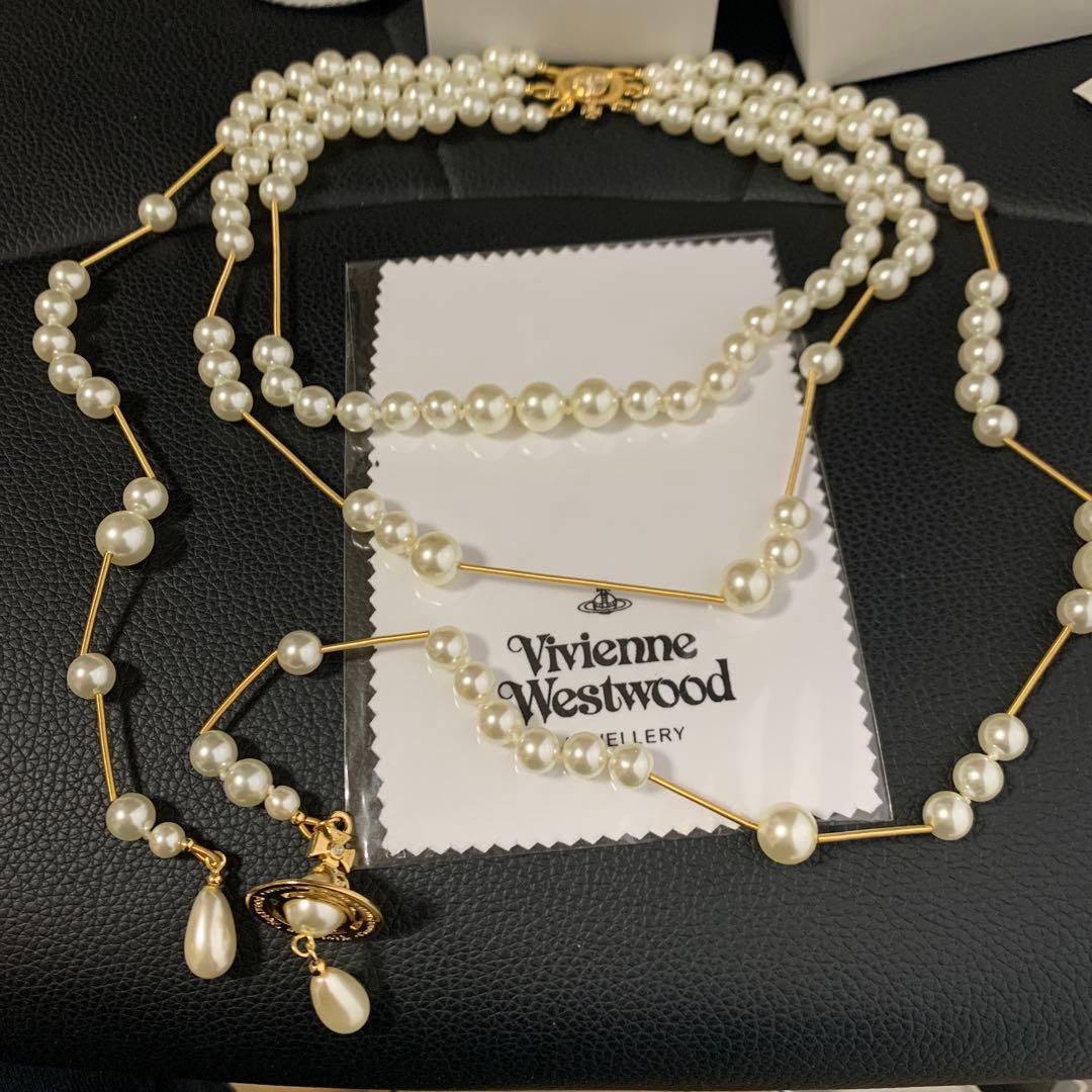 Vivienne Westwood ブロークンパールネックレス