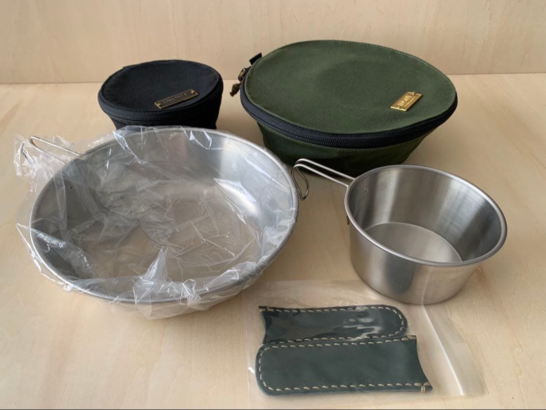 INOUT シェラディッシュカップ レザーグリップ ケースセット限定品