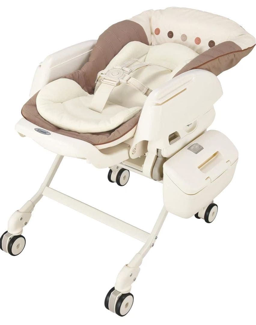 コンビ ネムリラ エッグショック BE ココアブラウン　ハイローチェアー