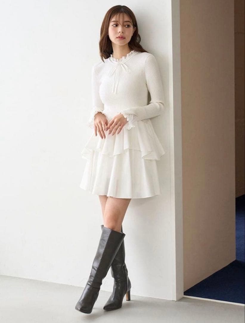 スナイデル　Sustainableドッキングミニニットワンピース