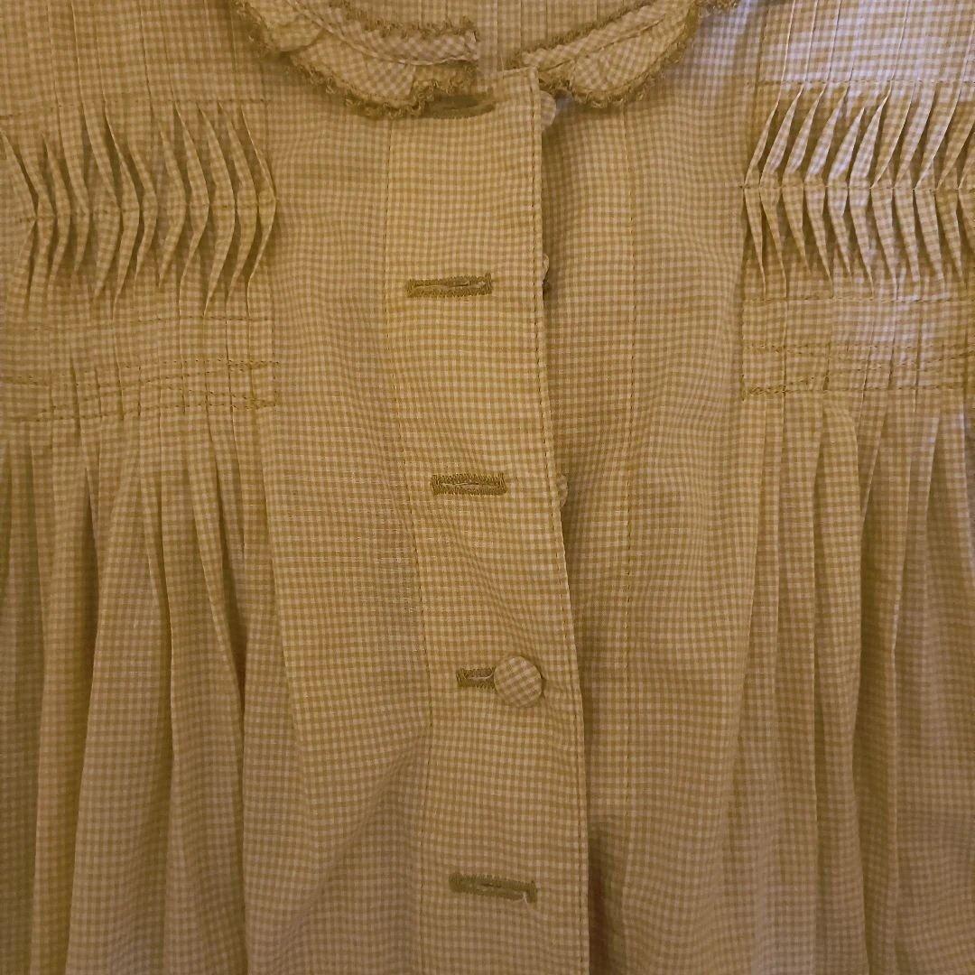 WONDERFUL WORLD 黄色ギンガムチェックロングワンピース（中古品）