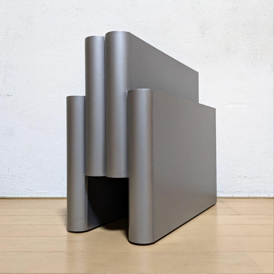 Kartell 4676 カルテル ポルタリビステ マガジンラック シルバー