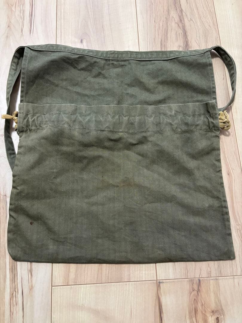 【極美品】1940s 米国赤十字社 HBTエプロンバッグ WWII ヴィンテージ