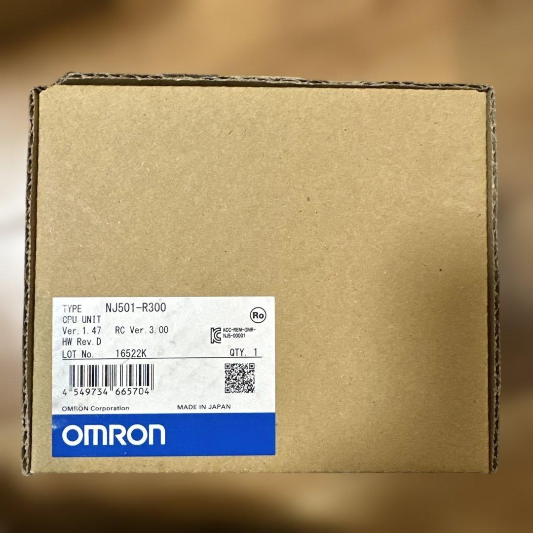 OMRON NJ501-R300 CPUユニット【新品未使用未開封】