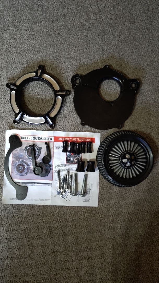 ハーレー 2020年式ブレイクアウト RSD ローランドサンズ エアクリーナー