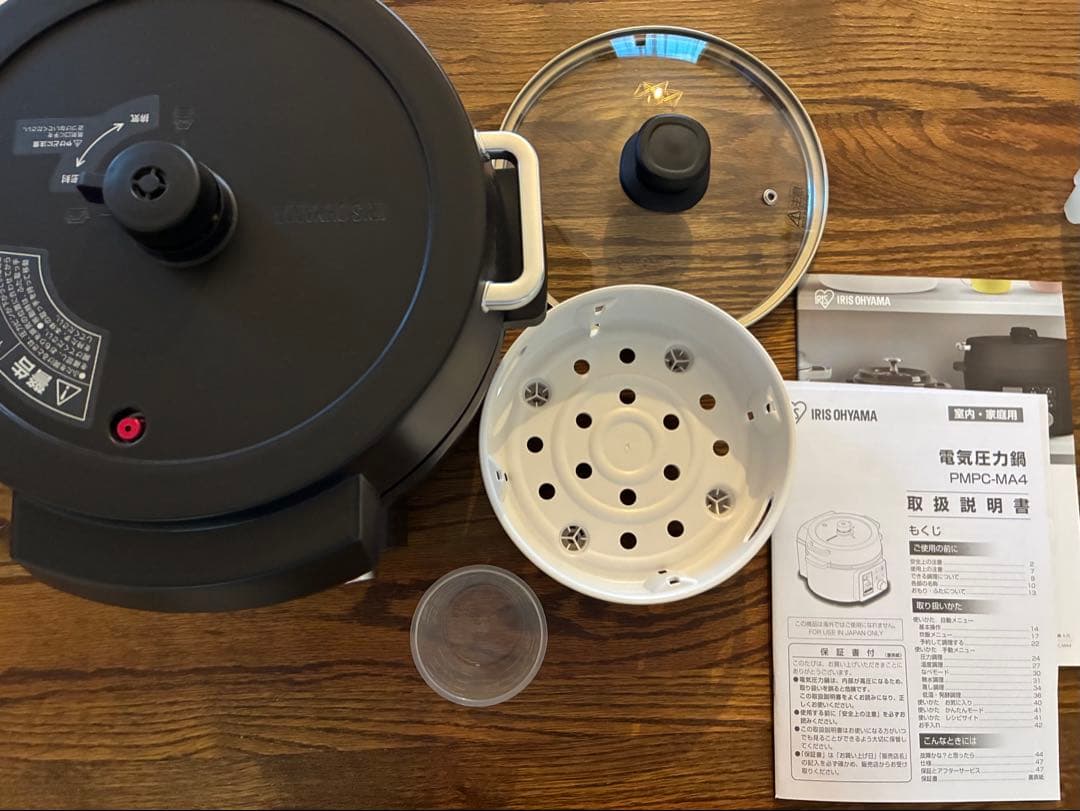 アイリスオーヤマ 電気圧力鍋　4.0L 2023年製　PMP-MA4-B