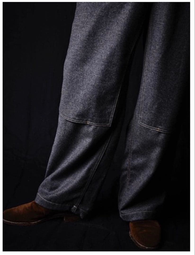 パンツ maatee&sons WOOL FLANNEL DOUBLE-KNEE 2