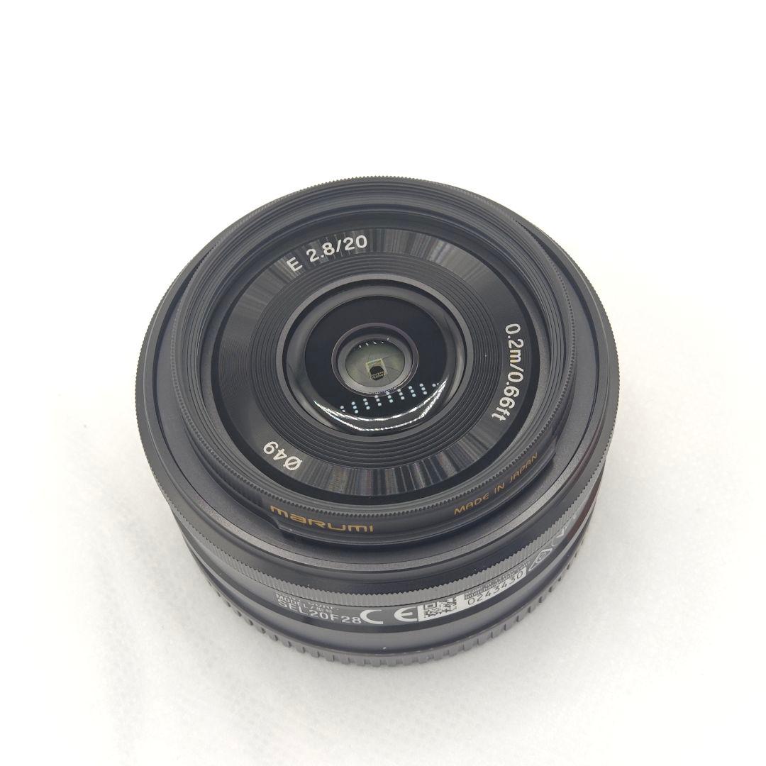 【新品同様】SONY SEL20F28 EXUSレンズフィルター 49mm付