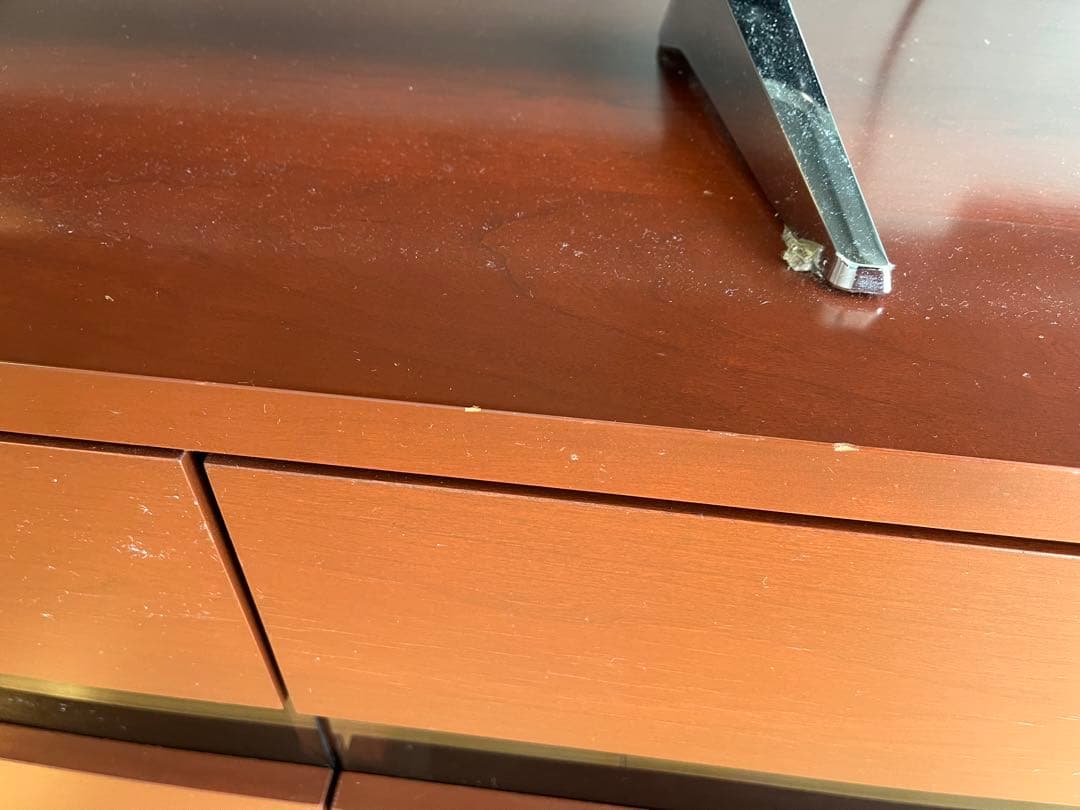 高橋工芸　ダークブラウン　アメリカンチェリー製　テレビ台