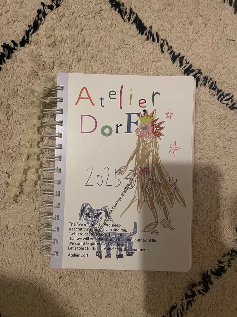 Atelier Dorf 加藤愛理2025 スケジュール帳