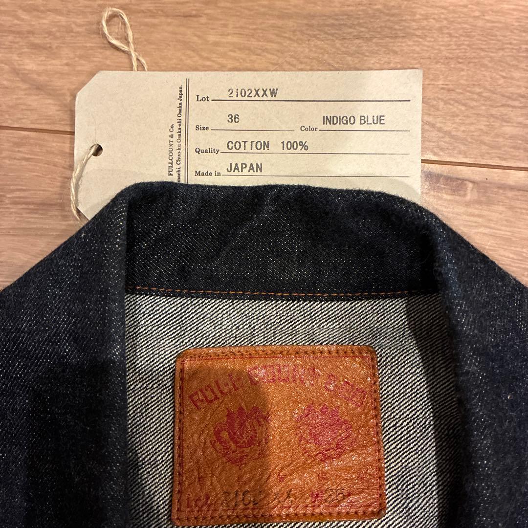 フルカウント　デニムジャケット 36 インディゴブルー　2102XXW