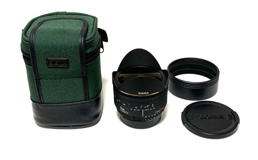 Nikon用　SIGMA Fisheye 15mmf2.8EX美品フィッシュアイ