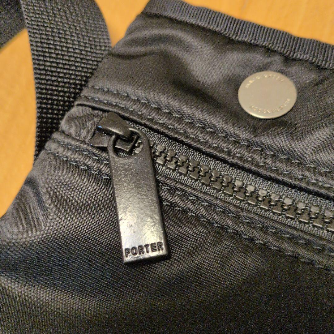 MACKINTOSH×ポーター　ブラック サコッシュ