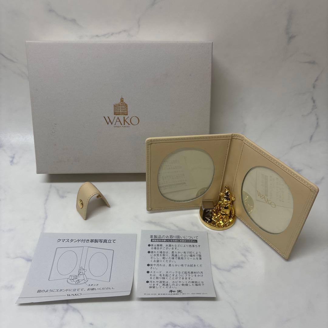 0415 WAKO フォトフレーム　クマ　未使用　※値下げ不可.