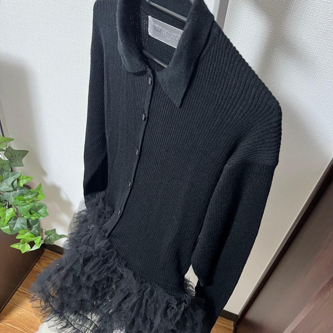 ハニーミーハニー ブラックカーディガン チュール