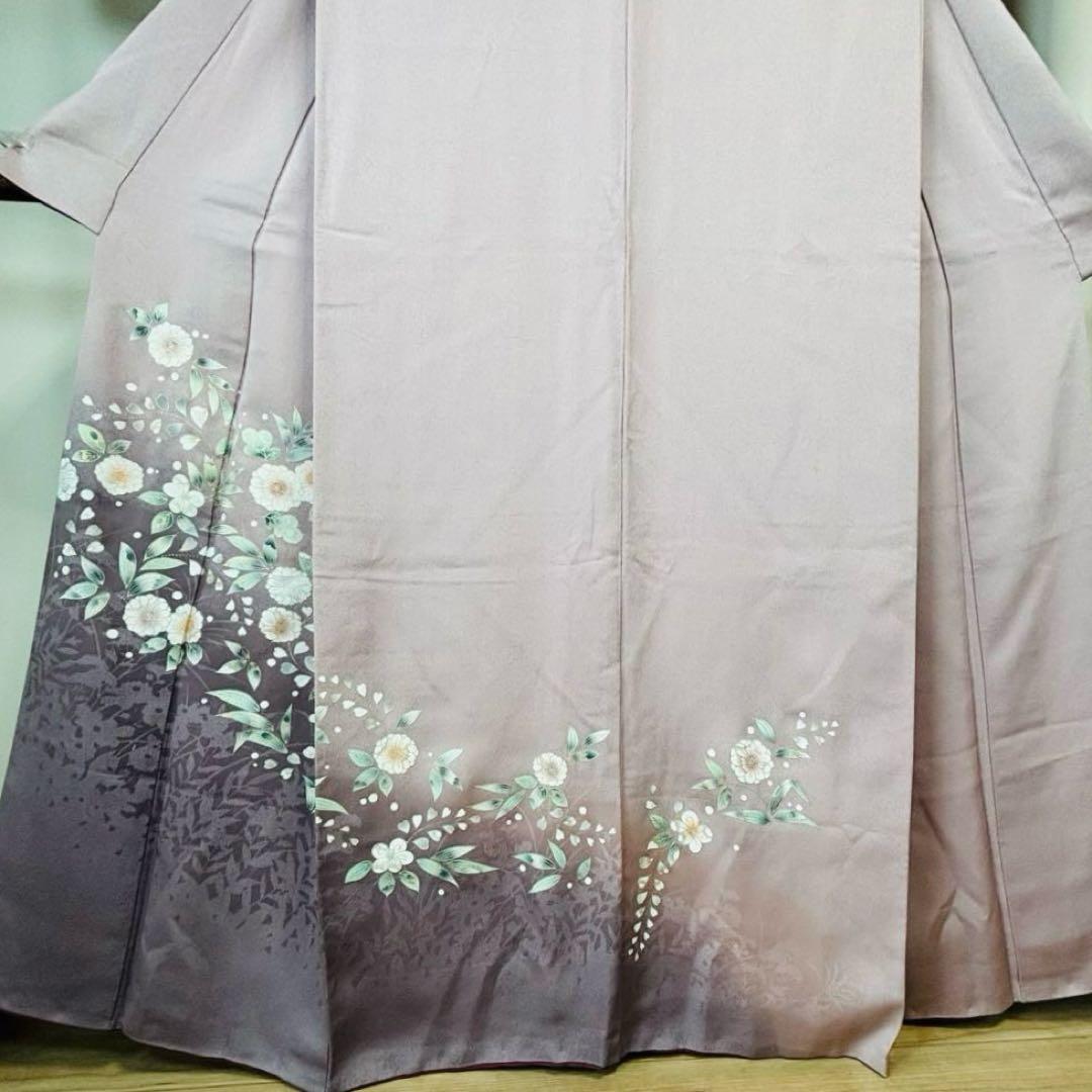 超美品　訪問着　正絹　袷　着物　現代　辻が花　着丈166裄63 トールサイズ