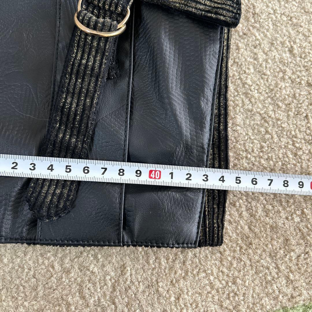 MARK&LONA 新品未使用スカート 定価32000円BLACK➕GOLD