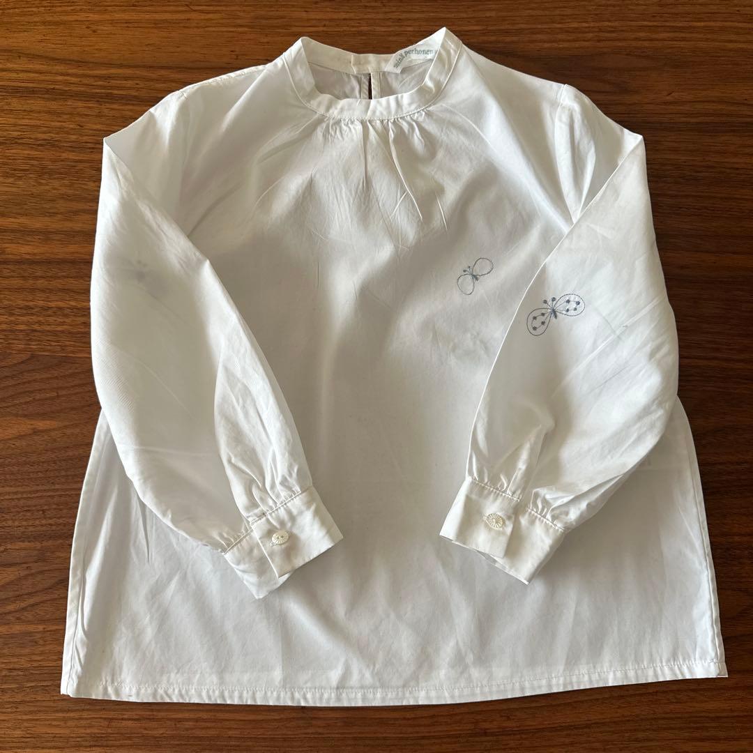 【お値下げ】ミナペルホネン　ブラウス　choucho 120cm