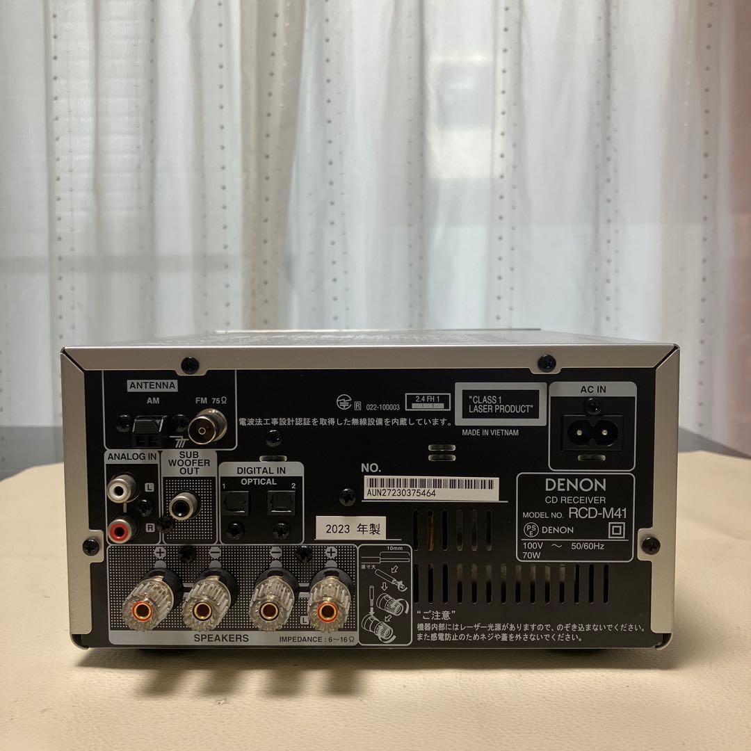 DENON CDレシーバー RCD-M41 動作品 2023年製