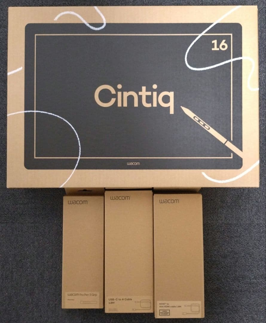 wacom cintiq16 2025 + 純正ケーブル2種セット