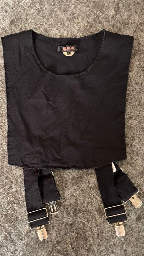 ブラックコムデギャルソン　サスペンダー