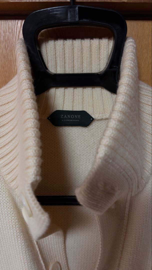 ZANONE CHIOTO オフホワイト サイズ52 美中古品