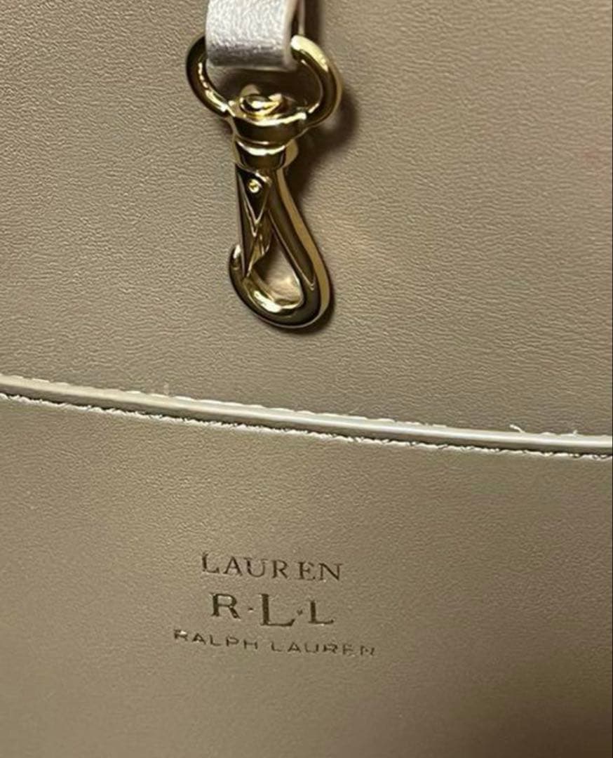 最終値下げ！！美品✨ローレン　ラルフローレン　レザー　サッチェルバッグ