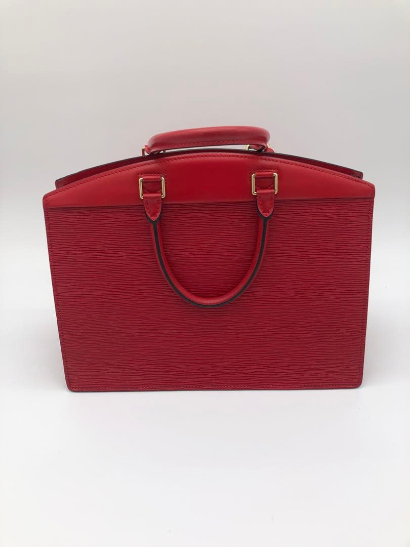 ルイヴィトンエピリヴィエラレザー レッド ビジネスバッグハンドバッグ