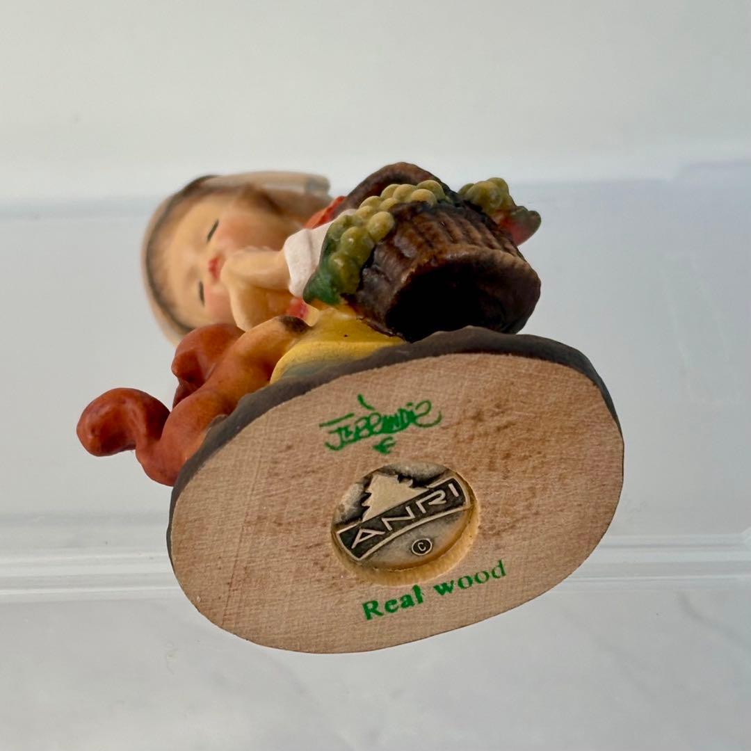 アンリ人形　ANRI 美品　6.5㎝　♡…【小さな・Thanksgiving】♡