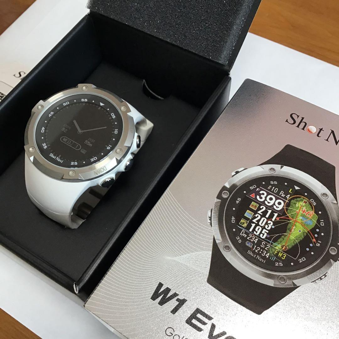 ★美品★Shot Navi W1 Evolver ゴルフGPSウォッチ距離計測器