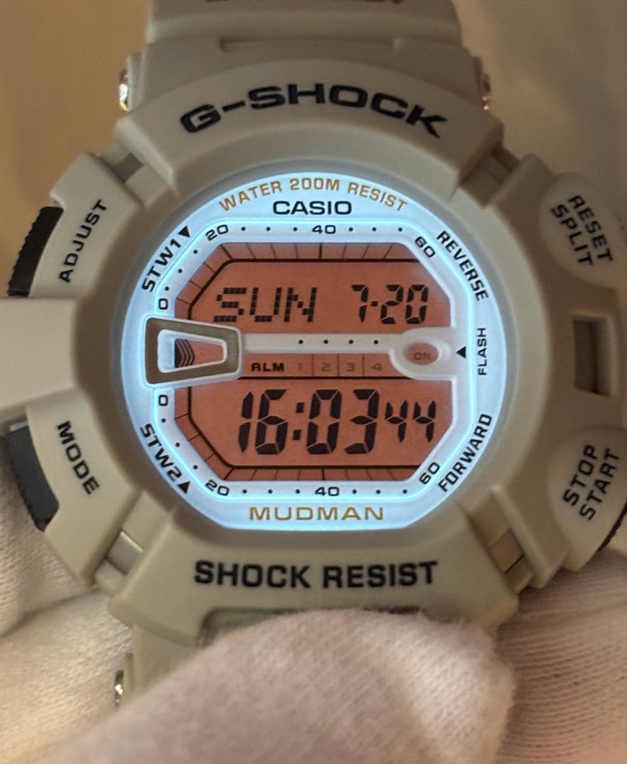 G-SHOCK/時計/MUDMAN/マット/G-9000/グレージュ/ミリタリー