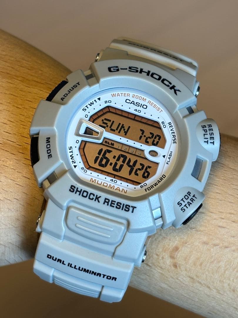 G-SHOCK/時計/MUDMAN/マット/G-9000/グレージュ/ミリタリー