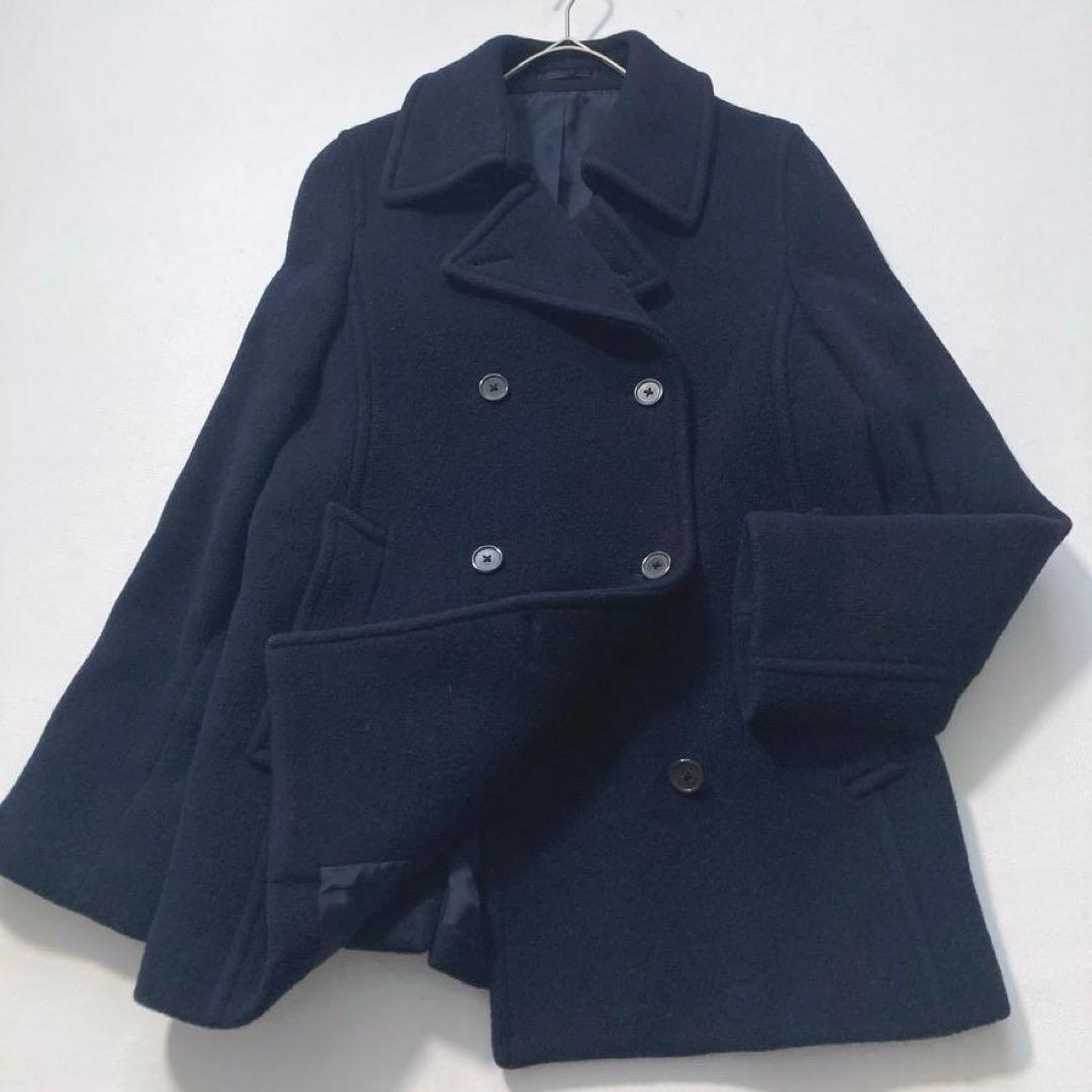 【ボンボン】マーガレットハウエル　旧タグ アンゴラカシミヤ混 ピーコート