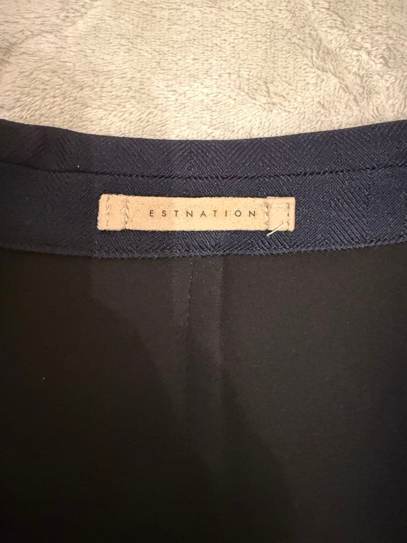 【極美品】ESTNATION エストネーション ジャージースーツ上下　ネイビー