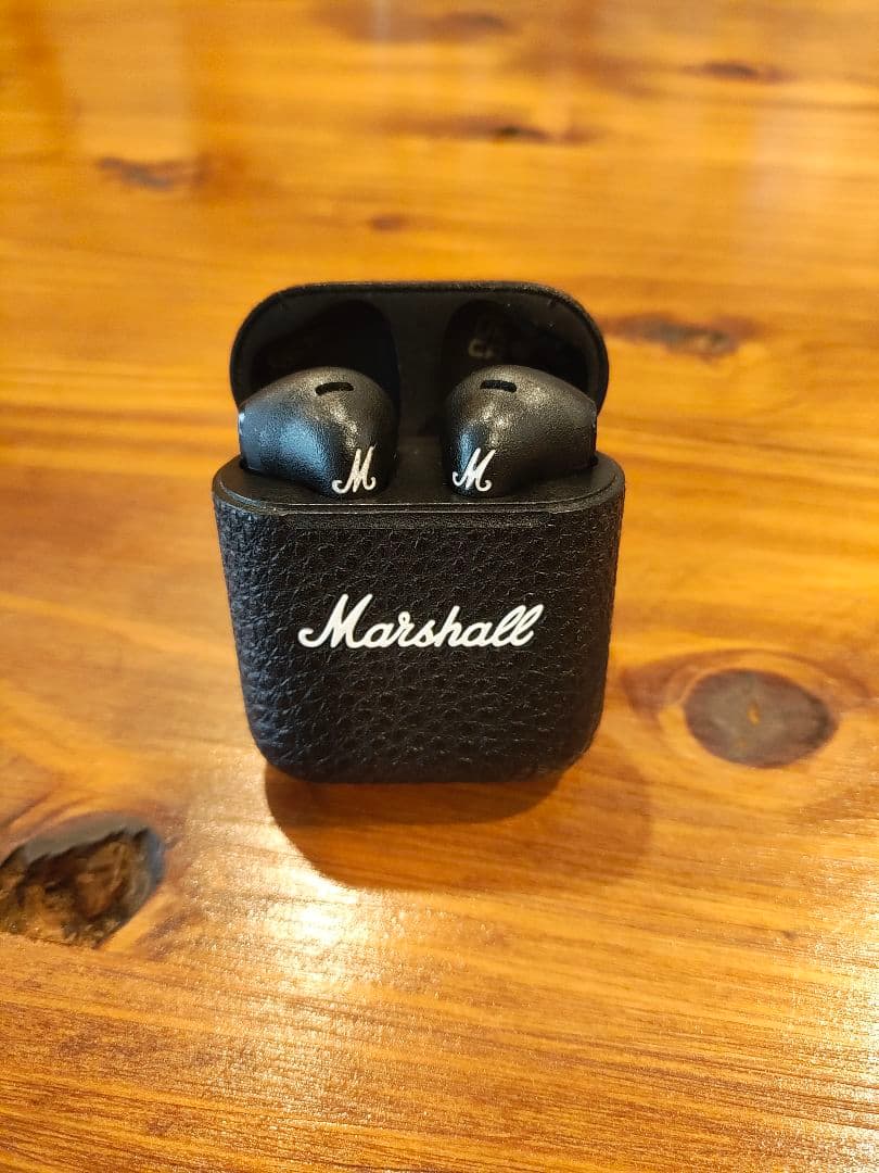 Marshall ワイヤレスイヤホン ブラック