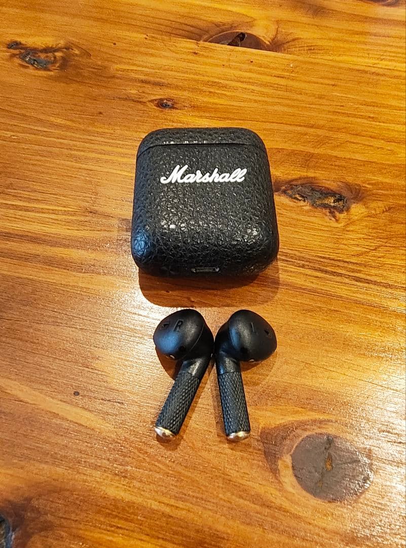 Marshall ワイヤレスイヤホン ブラック