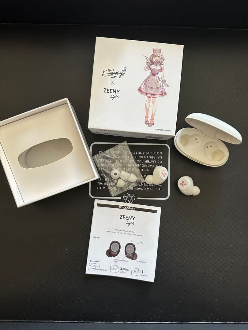 にじさんじ 健屋花那×ZEENY Lights コラボ ワイヤレス イヤホン