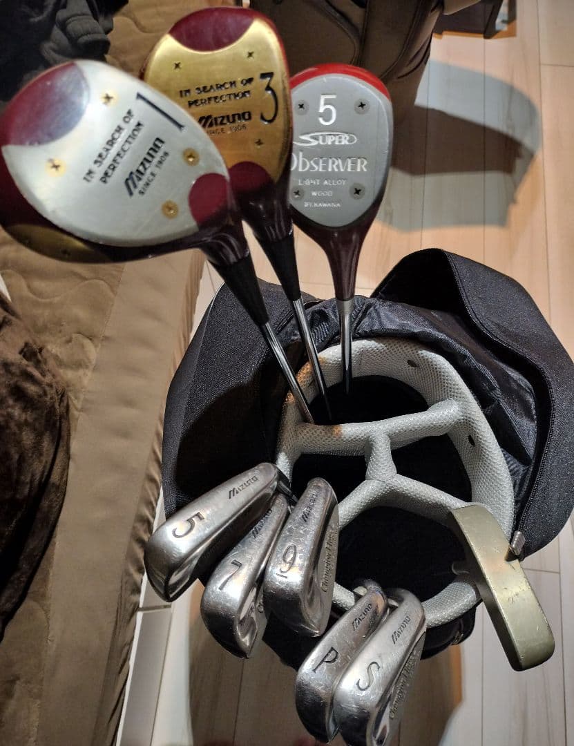 Mizuno ゴルフクラブセット Figaroバッグ付き