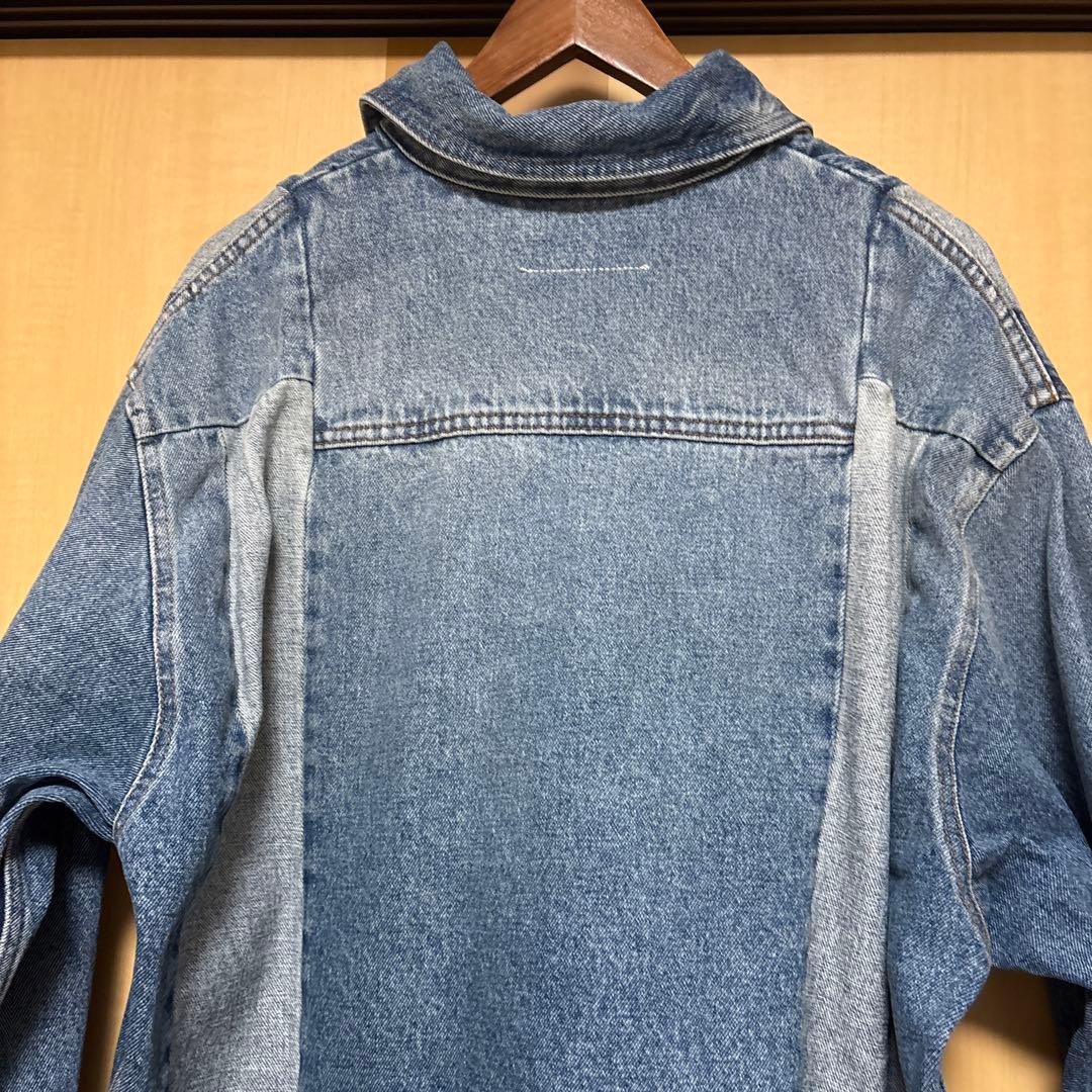 MM6 メゾンマルジェラ 24AW デニムシャツジャケット44 インディゴ