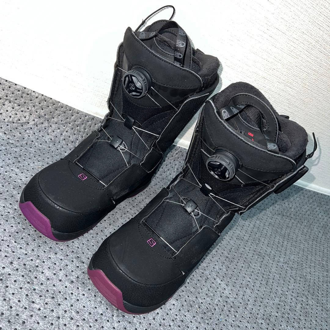 ２回使用 25cm SALOMON IVY BOA STR8JKT ブーツ