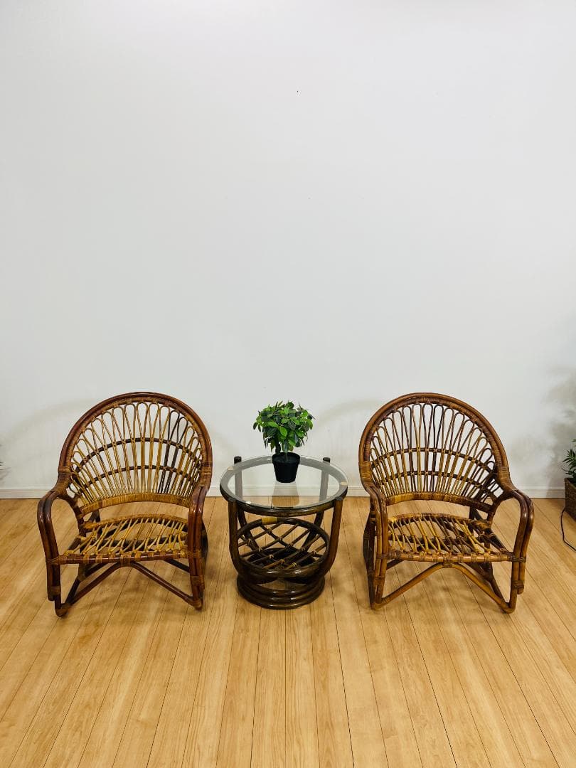 b*i様 ラタンチェア　ラウンジチェア　籐家具