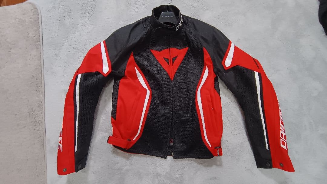 Dainese バイク用ジャケット 赤/黒　48