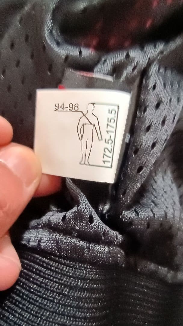 Dainese バイク用ジャケット 赤/黒　48