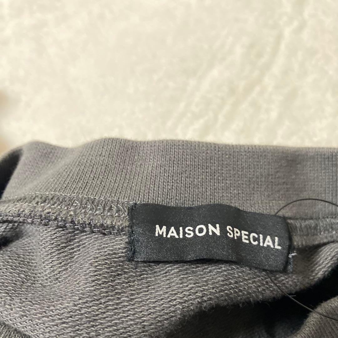 MAISON SPECIAL スウェット トレーナー プルオーバー 2way