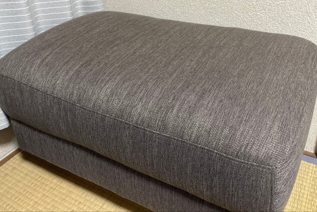 ニトリ　ダークブラウン オットマン