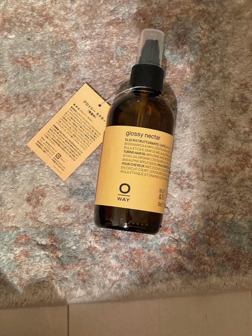 O WAY glossy/nectar ヘアオイル 160m×2
